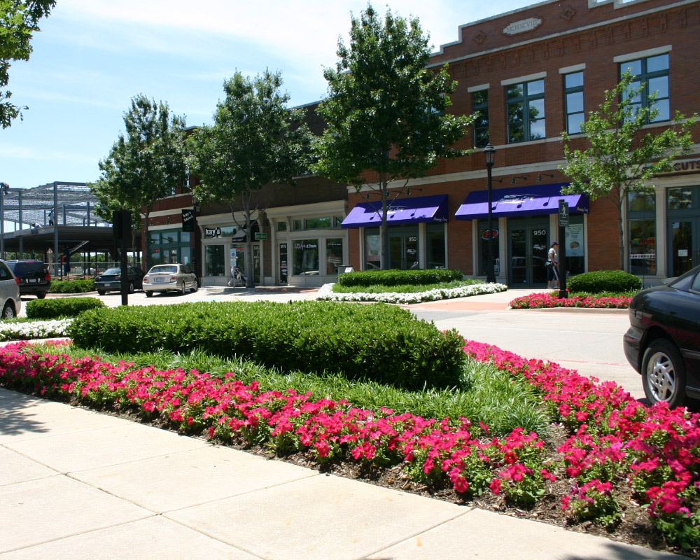 Parker Square shops and walkways